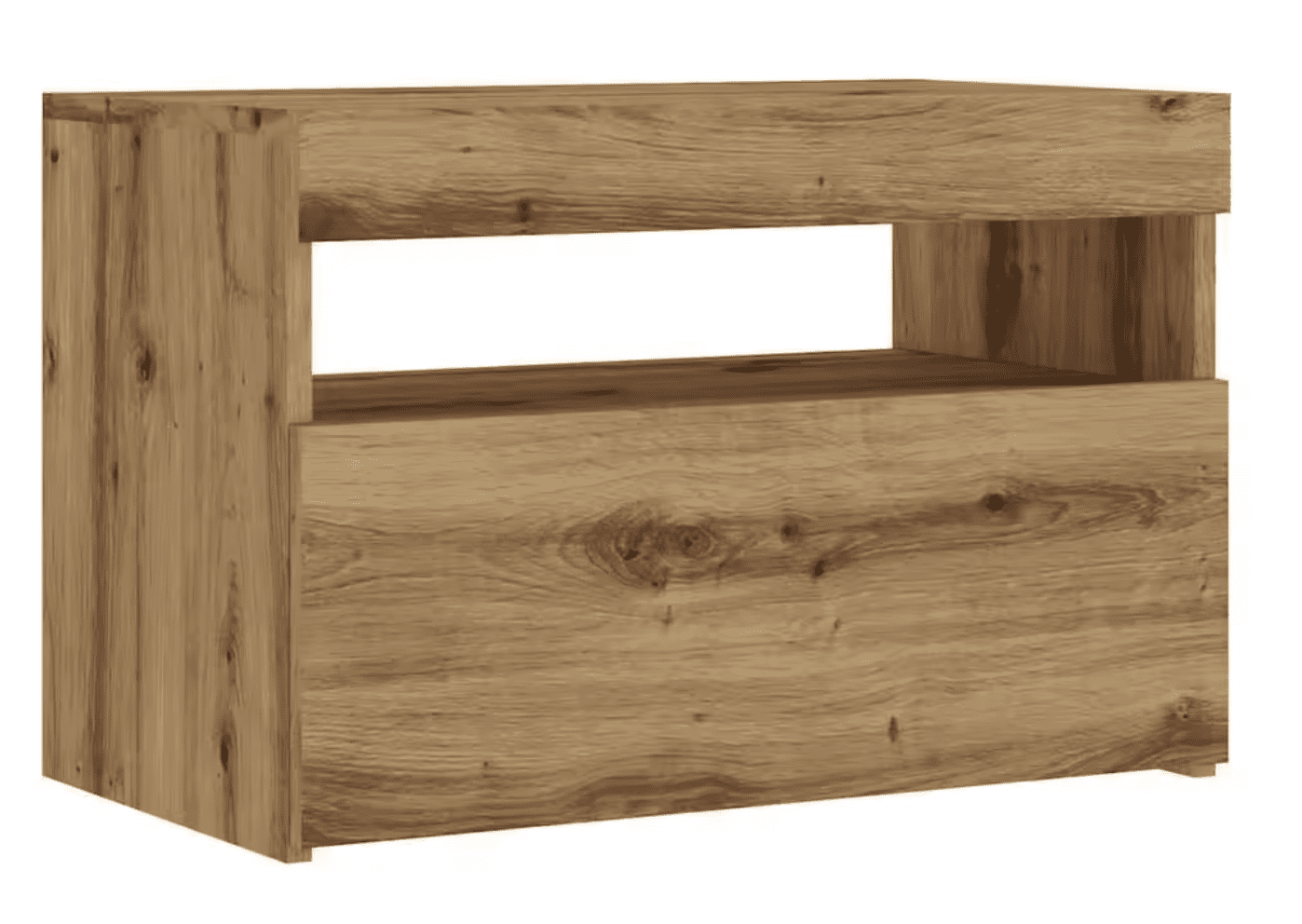 artisan oak tv cabinet with led lights 60x35x40 cm stylish modern storage unit for living room entertainment center artisan oak tv cabinet with led lights 60x35x40 cm stylish modern storage unit for living room entertainment center