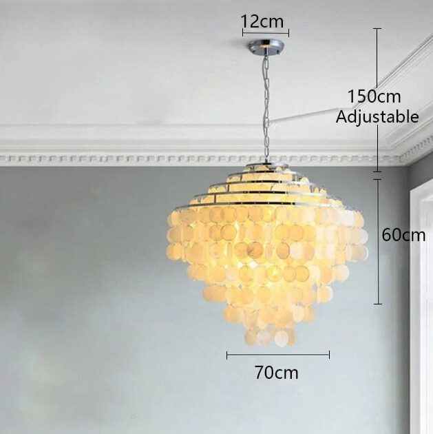 luxury shell chandelier lighting for restaurant hotel living room pendant lights fixtures gold chrome lustre mood light luxury shell chandelier lighting for restaurant hotel living room pendant lights fixtures gold chrome lustre mood light