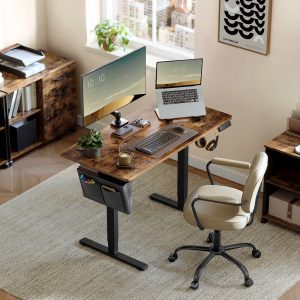 bureau électrique rustique