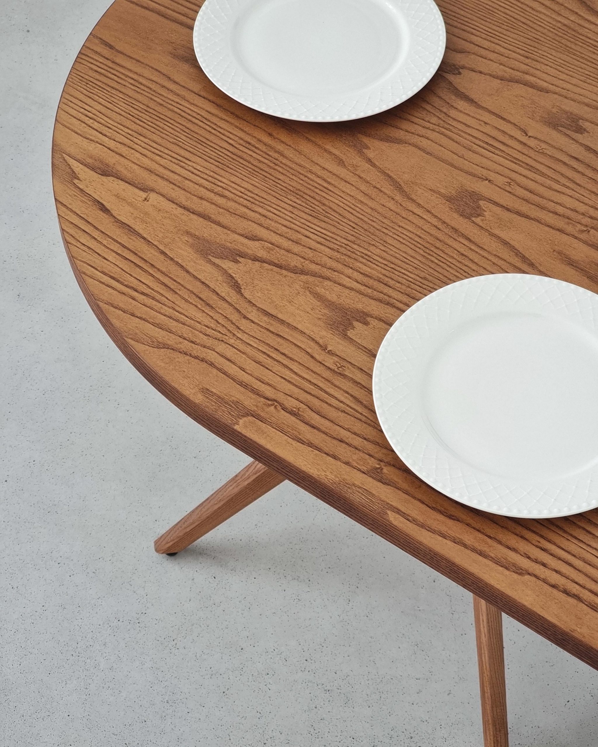 table à manger ovale extensible en bois naturel juubi 11