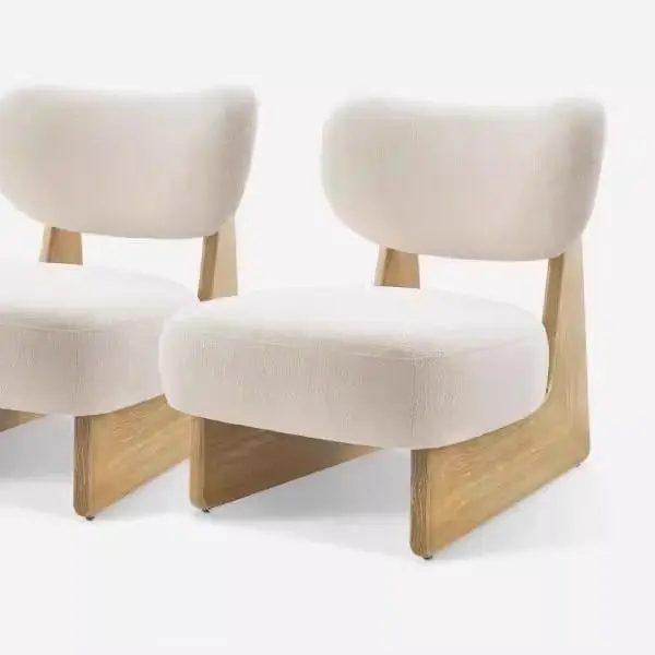 italian style velvet single sofa living room solid wood chair leisure living room chairs balcony study room leisure chairs 5