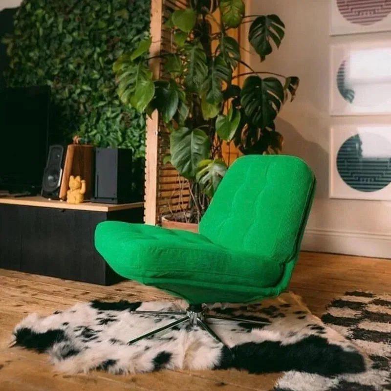 living room sofa chair rotatable single chair design, stylish balcony unit, leisure couch furniture seat and puffs sofa couch 2