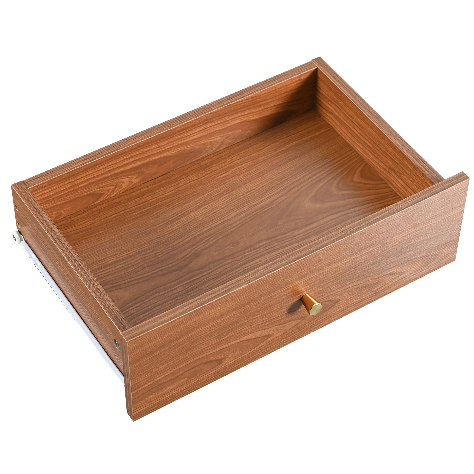 modern tv furniture 160x40x60 cm, sliding rtin and 2 drawers, living room storage, walnut + natural color 4