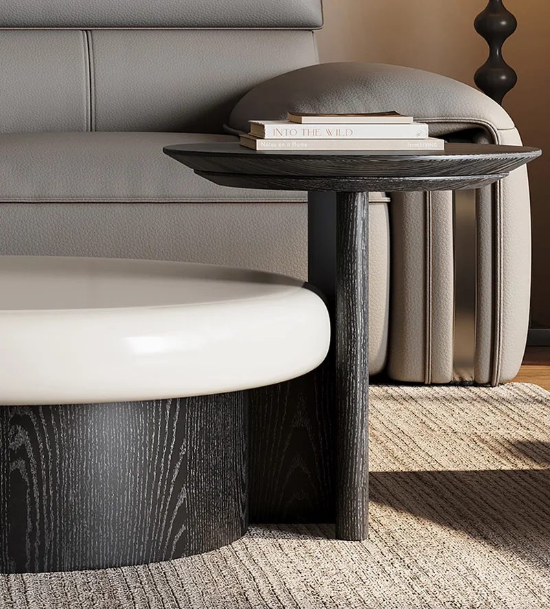 italian style luxury rotating coffee tables modern minimalist round coffee table size combination living room artistic side desk 13