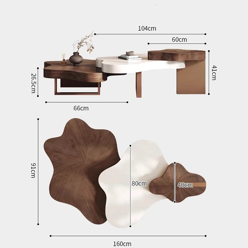 italian style coffee table rectangle simple senior decor center tables nordic modern beistelltisch living room furniture 1