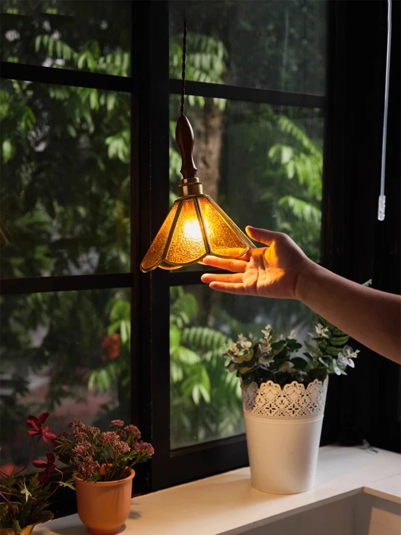 vintage chandelier led ceiling lighting nordic style hanging lamp dining living room home christmas decor pendant light kitchen 2