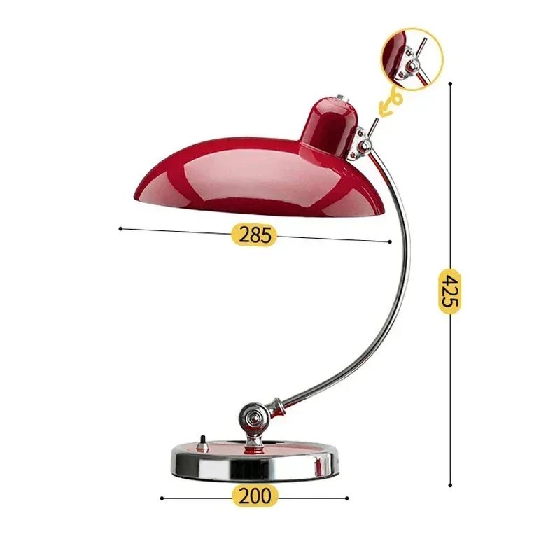 high quality vintage bauhaus table lamp adjustable desk light equal to original 1