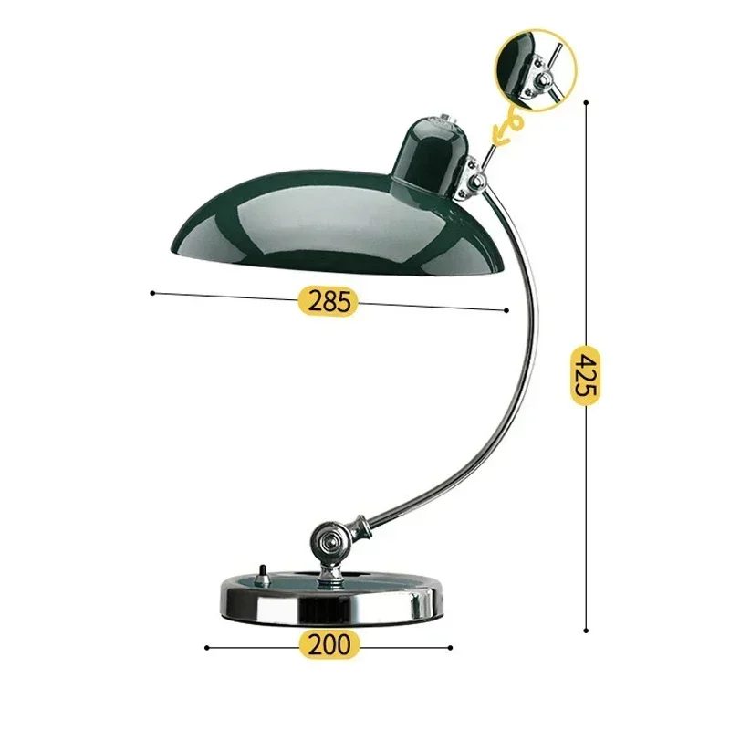 high quality vintage bauhaus table lamp adjustable desk light equal to original 2